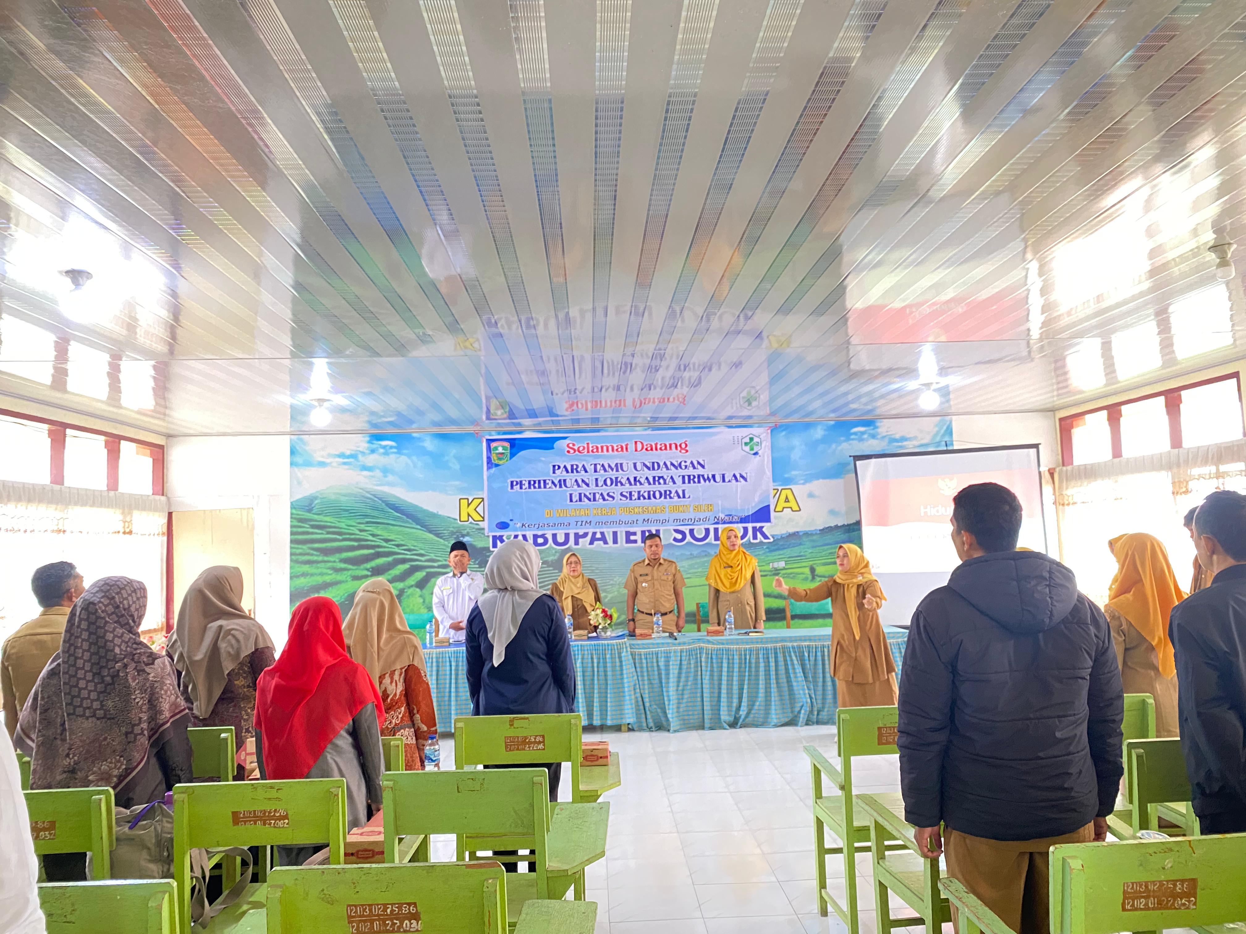 Puskesmas Bukit Sileh Gelar Pertemuan Lintas Sektoral Bahas Capaian Program Kesehatan di Kecamatan Lembang Jaya